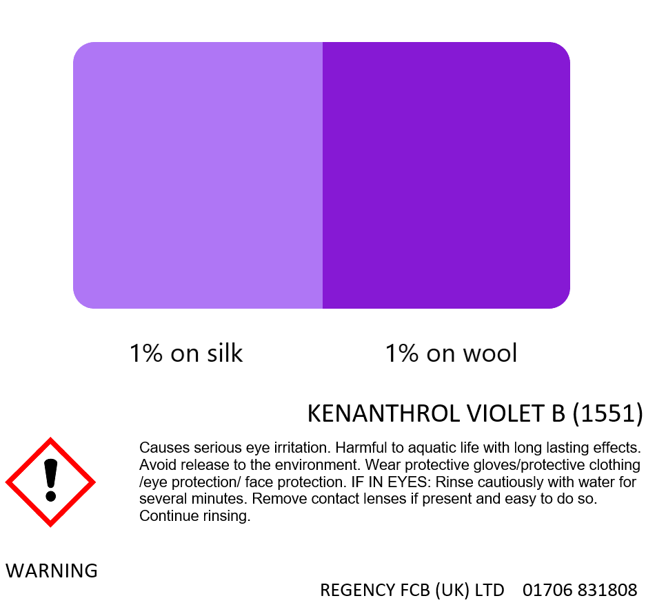 Kenanthrol Dyes - 25g, 50g, 100g pots