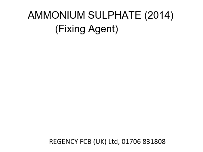 Ammonium Sulphate (2014)