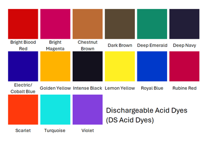 Dischargeable Acid Dyes