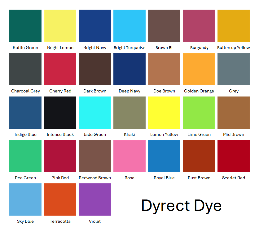 Dyrect Dyes - 250g, 500g, 1kg pots