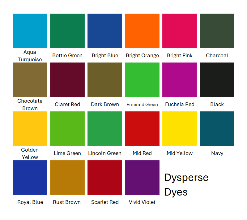 Dysperse Dye - 25g, 50g, 100g pots