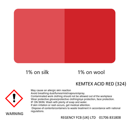Kemtex Acid Dyes - 250g, 500g, 1kg