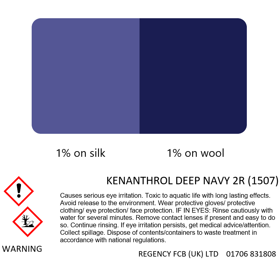 Kenanthrol Dyes - 25g, 50g, 100g pots