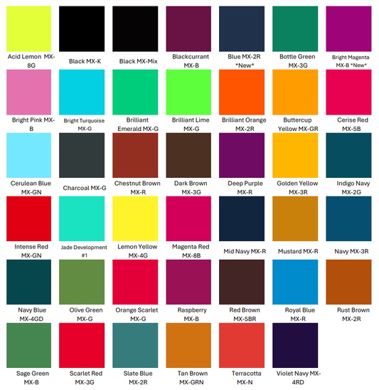 Procion MX Dye - 25g & 50g pots