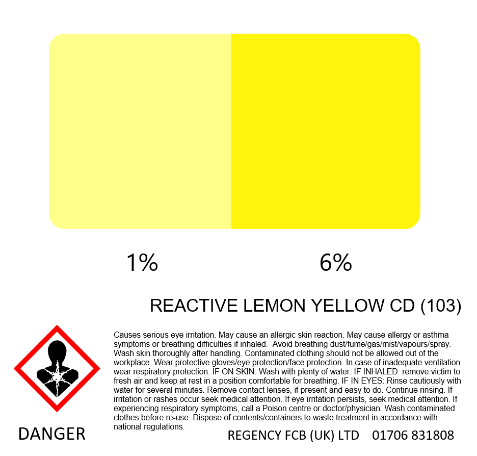Reactive CD Dyes - 25g, 50g, 100g pots